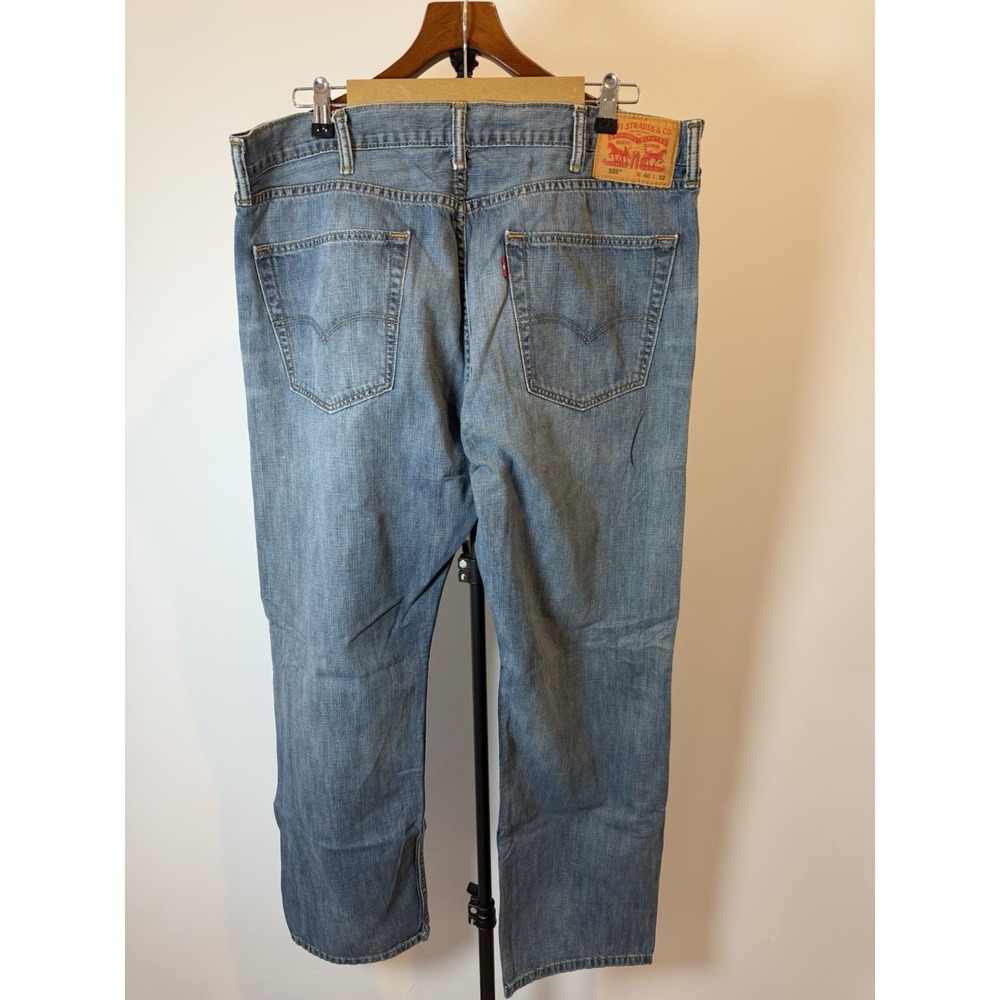 Levi's 505 Men's Jeans 40x32 Blue Slim Straight Workwear Denim